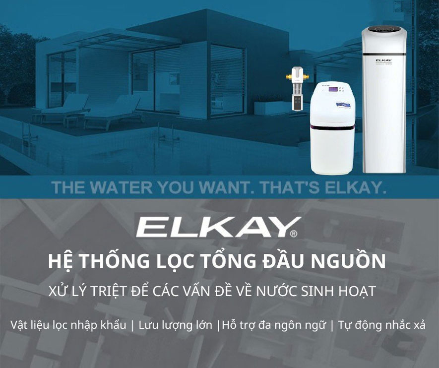 Elkay là thương hiệu lọc nước uy tín hơn 100 năm kinh nghiệm