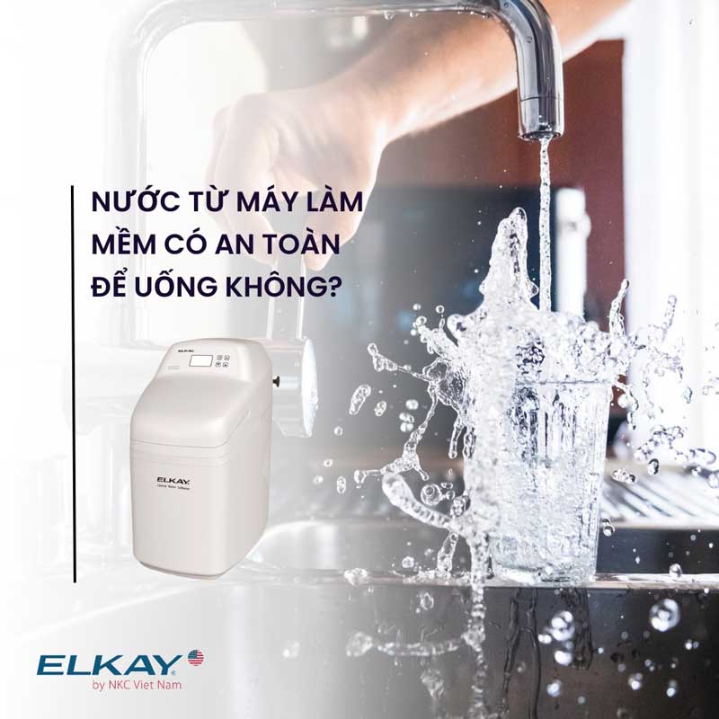 Uống nước từ máy làm mềm nước có an toàn không?